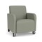 Lesro Siena Lounge Reception Guest Chair w/ Front Casters, 27 in W 29.5 in L 32.5 in H SN1101 - alternate 1